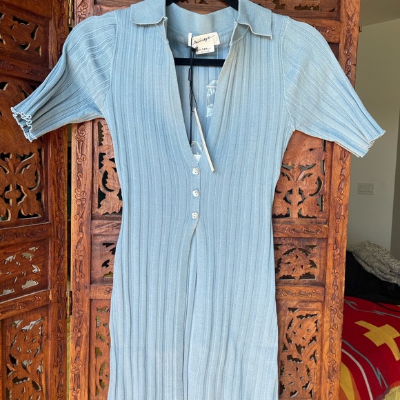 The Line By K - Daisy cardigan in Mineral Blue. Size XS. NWT - Picture 2 of 4